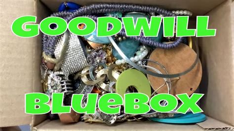 Goodwill BlueBox 5lb Repurpose Jewelry UNBOXING! Was this box better ...