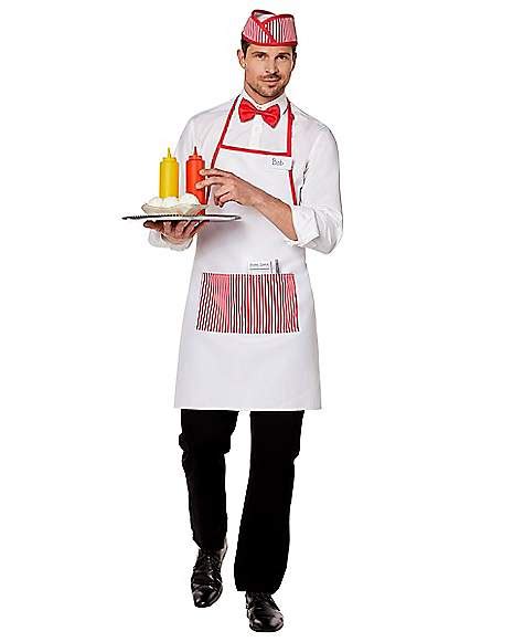 Adult Male '50s Diner Guy Costume - Spirithalloween.com