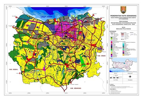 Peta Rencana Tata Ruang Wilayah Kota Semarang Terdiri - IMAGESEE