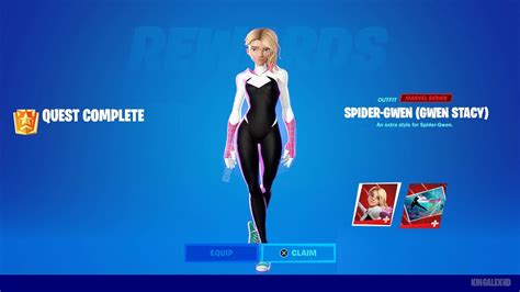 How To Get Spider-Gwen (Gwen Stacy Style) FREE In Fortnite! Unlock ...