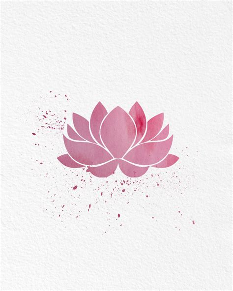 Lotus Watercolor at PaintingValley.com | Explore collection of Lotus Watercolor