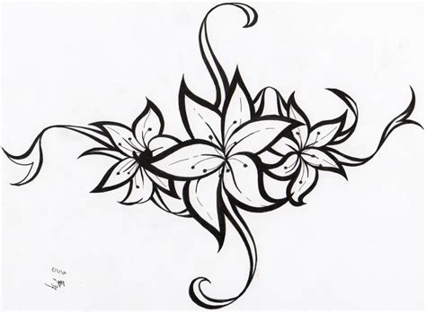 Tribal Flower Drawing at PaintingValley.com | Explore collection of ...