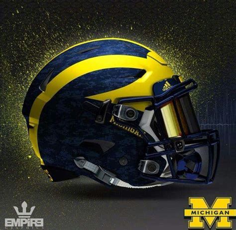 GO BLUE! | Michigan wolverines football, Football helmets, Cool ...