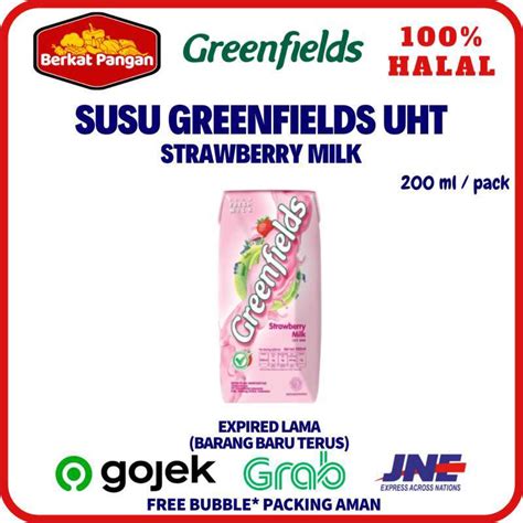 Jual Susu Greenfield Full Cream Strawberry 200 Ml Termurah - Harga Grosir Terupdate Hari Ini ...