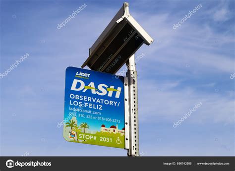 Los Angeles California December 2023 Los Angeles Ladot Transit Dash ...