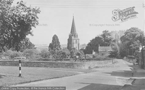 Photo of Shipton Under Wychwood, The Green And Church c.1955