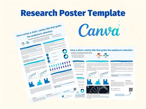 Research Poster Template Canva for Academic and Scientific - Etsy Canada