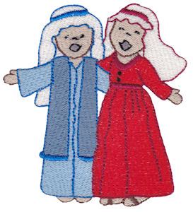 Machine Embroidery Designs | Christmas Nativity | Bunnycup Embroidery