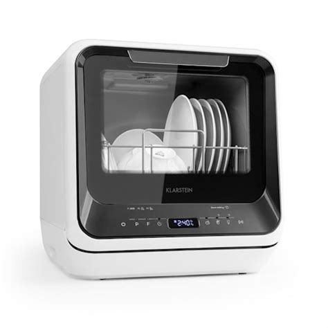 Klarstein Amazonia Mini Dishwasher 6 Programmes LED Display Black