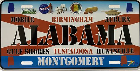 Alabama License Plate, State License Plate, State Auto Tag