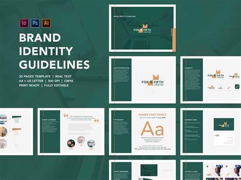 Brand Guidelines Template Psd Free Download