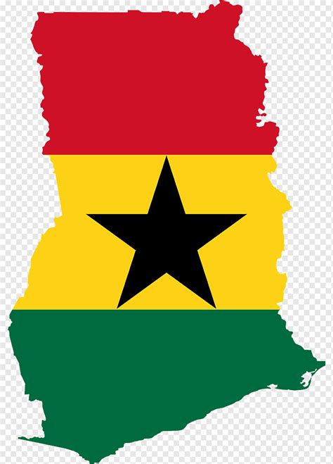 Ghana, Flag, Map, Geography, Outline, Africa, Country, Nation, Borders, Svg, png | PNGWing