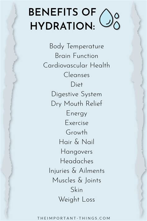 17 benefits of hydration – Artofit