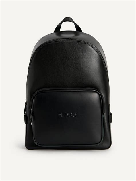 Black Lucas Casual Backpack - PEDRO EU