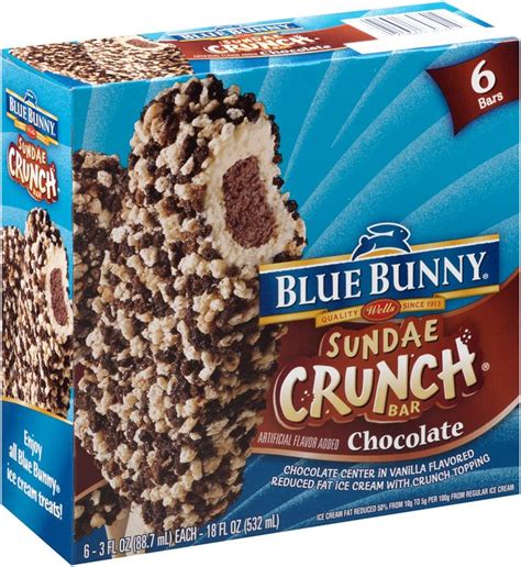 Blue Bunny Sundae Crunch Bar Chocolate Reviews 2020