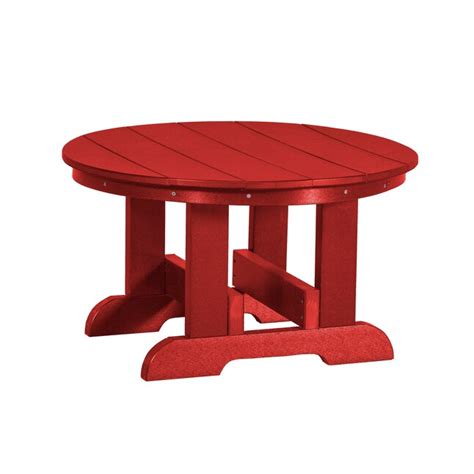 Wildridge Heritage Round Outdoor Coffee Table 31.5-in W x 31.5-in L in the Patio Tables ...