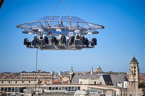 Dinner in the sky: Pop-up aerial restaurant returns to Brussels | The Bulletin