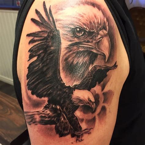 Aguia Eagle Tattoo Forearm, Eagle Shoulder Tattoo, Bald Eagle Tattoos, Forearm Tattoos, Body Art ...