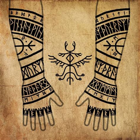 Viking Rune Tattoo, Runes Tattoo, Viking Tattoo Sleeve, Norse Tattoo, Celtic Tattoos, Sleeve ...