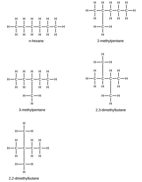 Structure Of Hexane