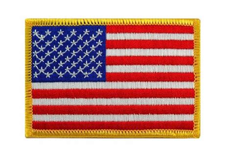 US Tactical Flag Patch Hat Yellow Trim Military Uniform Hook & - Etsy