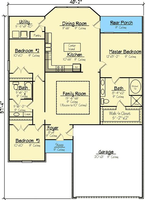 Louisiana Style Garden Home Plan - 14158KB | Architectural Designs - House Plans