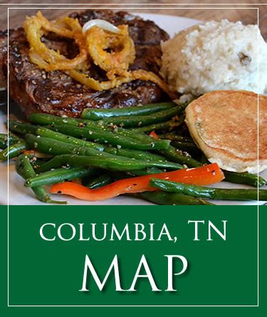 Columbia TN Map - Destination Tours