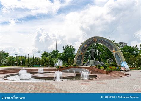 Dushanbe Rudaki Park 30 stock photo. Image of frontal - 165053130