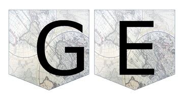 Geography Editable Banner by Amy Tremayne | TPT