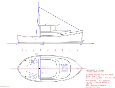 Displacement Power Boats to 30'~ Small Boat Designs by Tad Roberts