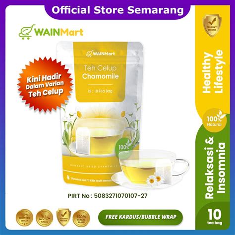 Jual Teh Celup Chamomile untuk Insomnia Gangguan Tidur Kesulitan Tidur | Shopee Indonesia