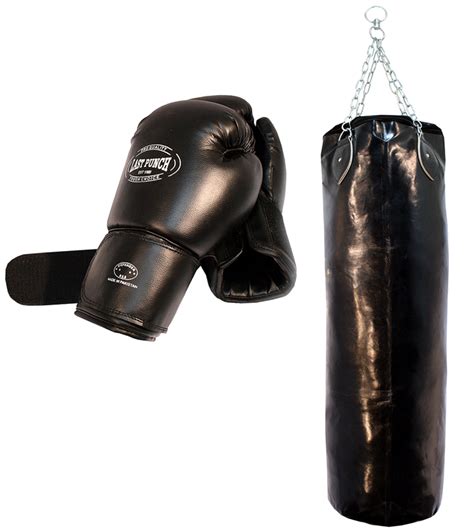 Heavy Duty Pro Boxing Gloves & Pro Huge Punching Bag with Ch