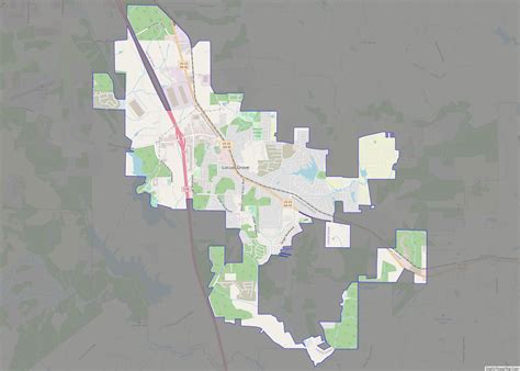 Map of Locust Grove city, Georgia