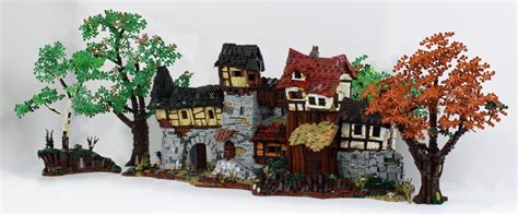 https://flic.kr/p/22MzEWv | The Front - Fantasy medieval like house front - Lego MOC | My 1st ...