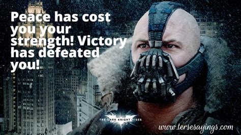 Best 70 + Inspirational, Motivational and Funny Bane Quotes Bane Quotes, Motivational ...