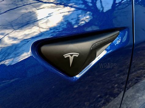 Tesla Side Light Chrome Delete Wrap | eBay