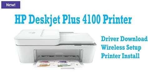 HP DeskJet Plus 4100 & 4122 All-in-One Printers Driver Download in 2020 ...