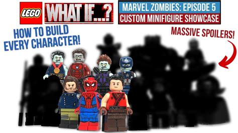 LEGO Marvel ZOMBIES What If Episode 5 Custom Minifig Showcase - YouTube