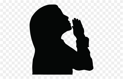 Girl Praying Silhouette Clipart Vinyl Lettering Ideas - Praying Clipart ...