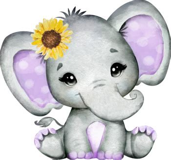 Purple Baby Elephant