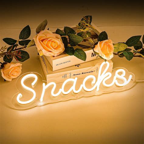 Shop Decorate Neon Sign Snacks/Drinks/Coffee/Bar/Cheers Sign