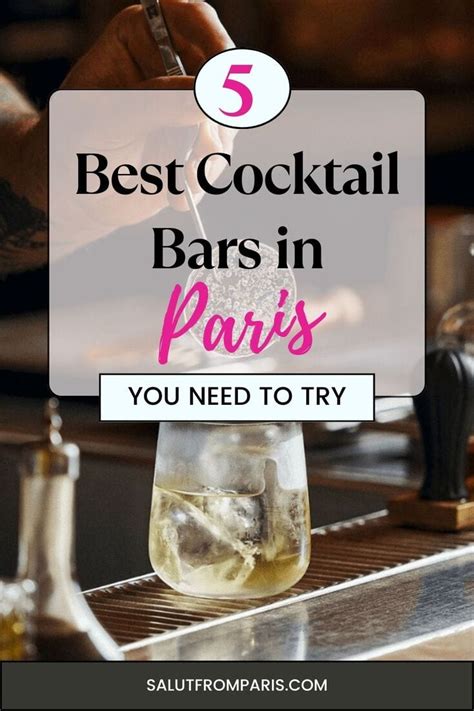 5 Cocktail Bars in Paris you need to try | Salut from Paris