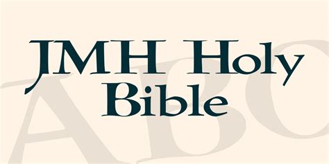 JMH Holy Bible Font - iFonts.xyz