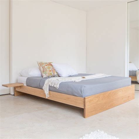 Enkel Platform Wooden Bed Frame no Headboard by Get Laid Beds - Etsy | Bed without headboard ...