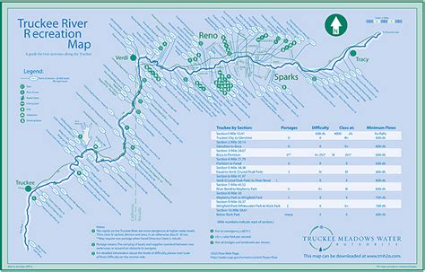 You Are Here - Truckee River Recreation Map - Reno, NV - 'You Are Here ...