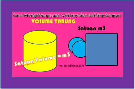 Rumus Volume Tabung Atau Silinder Disertai Contoh Soal Dan Penjelasan - Riset