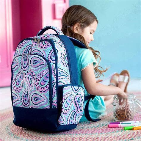 Monogrammed Backpack-Personalized Backpack-Paisley Backpack-Lilly ...