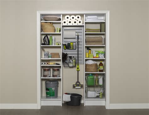 Utility Closets Unlike McGee's! - Space Age Shelving