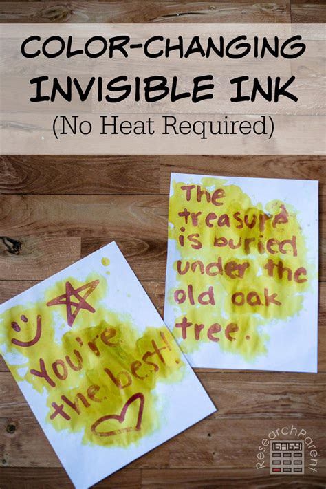 Color-Changing Invisible Ink - ResearchParent.com