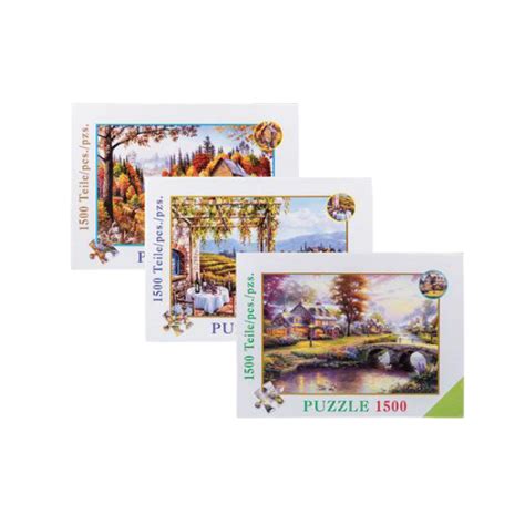 Assorted Jigsaw Puzzles 1500 Piece - Pack Of 3 | Shop Today. Get it Tomorrow! | takealot.com